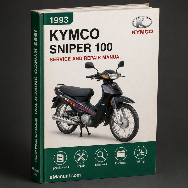 Kymco Sniper 100 1993 1994 1995 1996 Workshop Service Manual