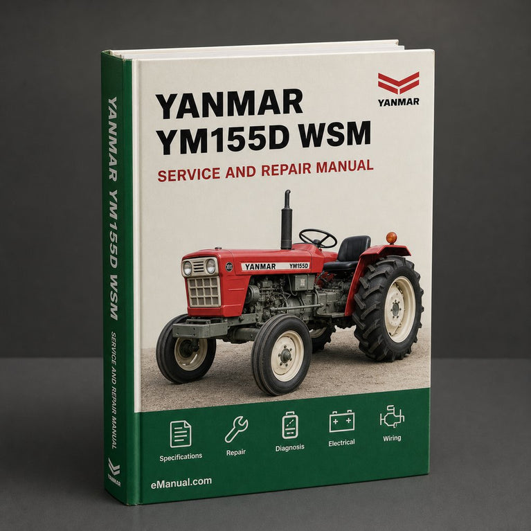 Yanmar YM155D WSM Service Manual Repair