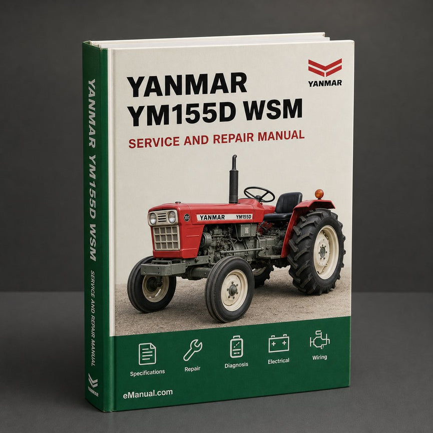 Yanmar YM155D WSM Service Manual Repair