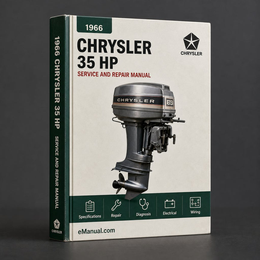 Chrysler 35 HP 1966-1968 Factory Service Repair Manual