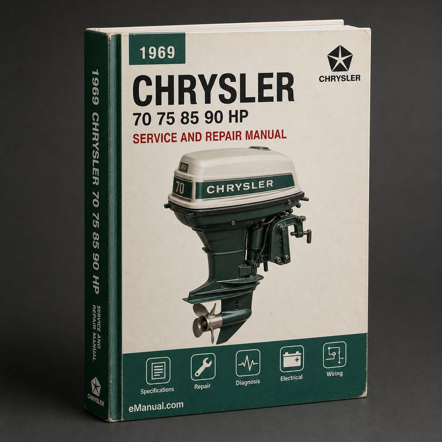 Chrysler 70 75 85 90 HP 1969-1984 Factory Service Manual