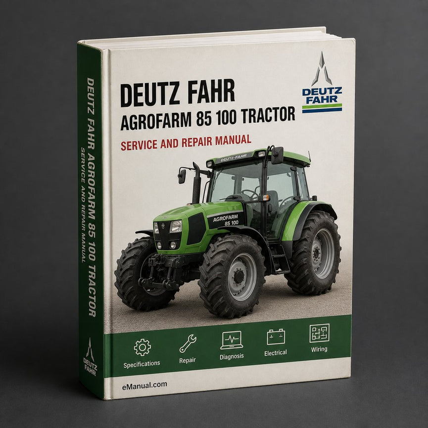 Deutz Fahr Agrofarm 85 100 Tractor Service Repair Workshop Manual