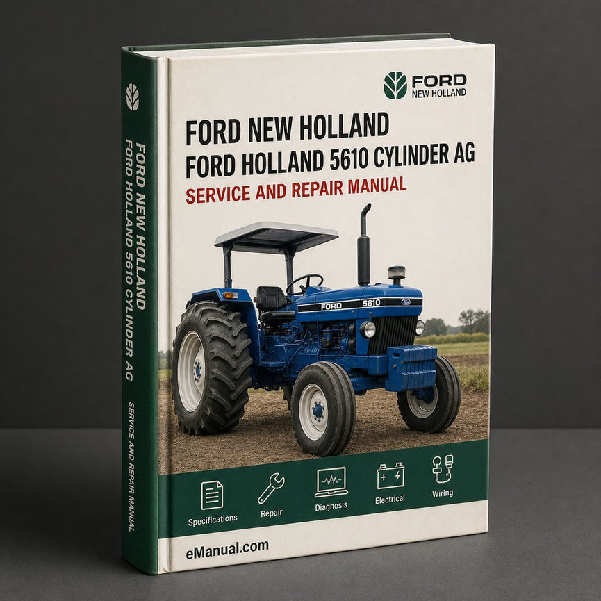 Ford New Holland 5610 4 CYLINDER AG Tractor ILLUSTRATED Parts List Manual