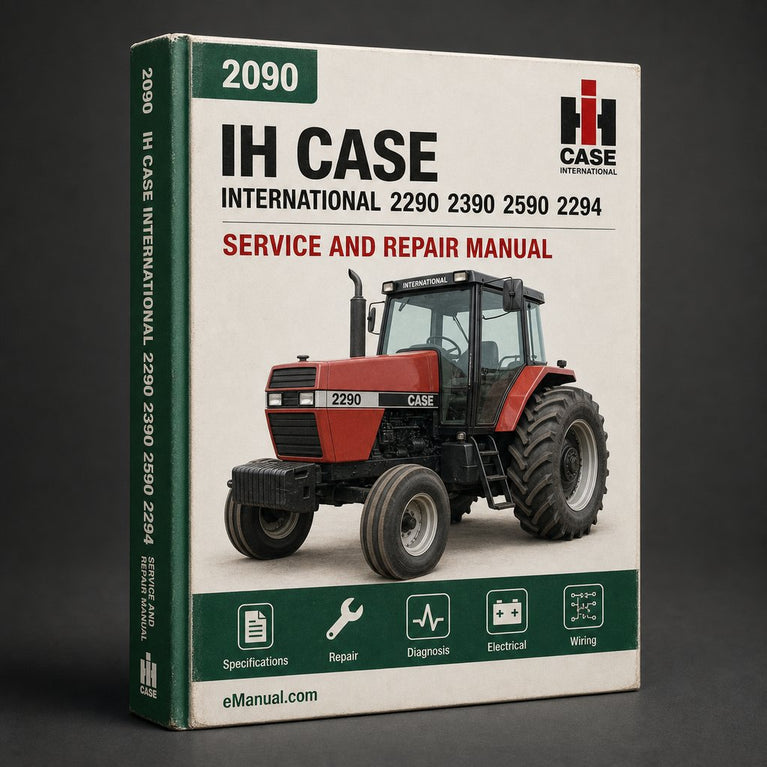 IH Case International 2090 2290 2390 2590 2094 2294 2394 2594 Tractor Service Repair Workshop Manual Download PDF