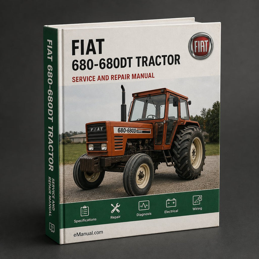 Fiat 680-680DT Service Parts Catalog Tractor Manual
