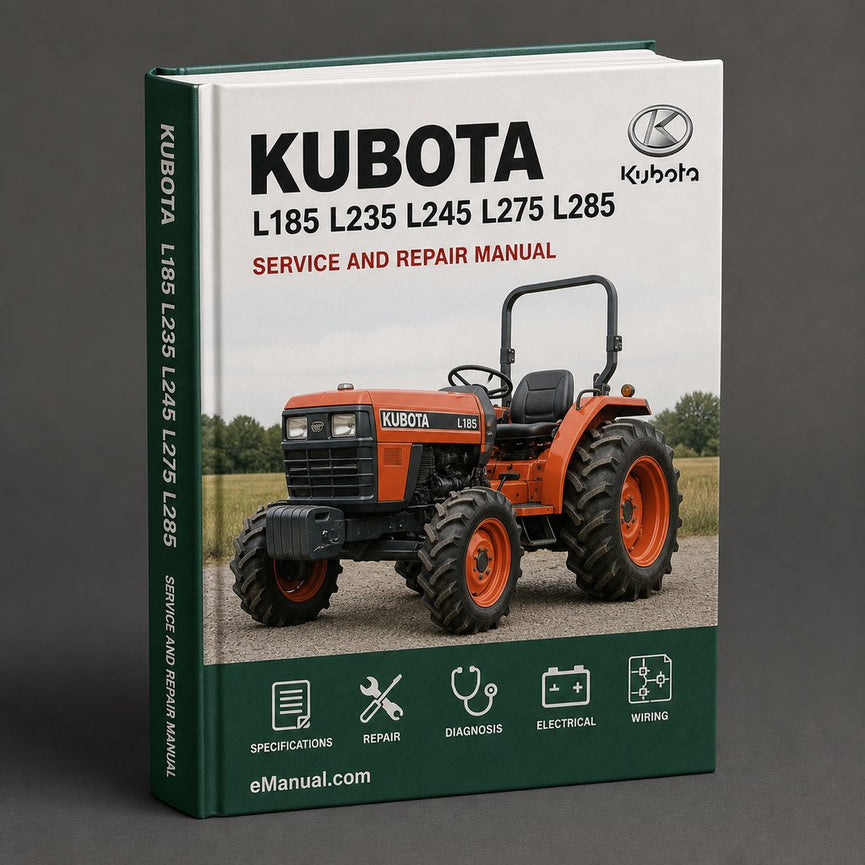 KUBOTA L185 L235 L245 L275 L285 L295 L305 L345 L355 tractor Workshop Service Repair Manual