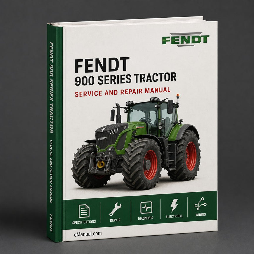 FENDT 900 Series Tractor Factory Repair Service Manual