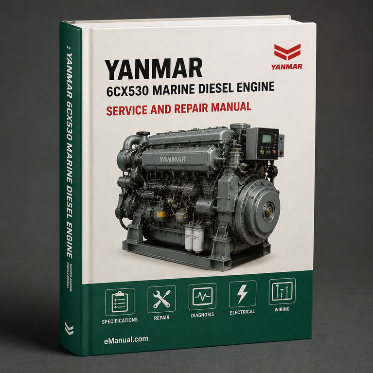 YANMAR 6CX530 Marine DIESEL Engine Workshop Service Manual