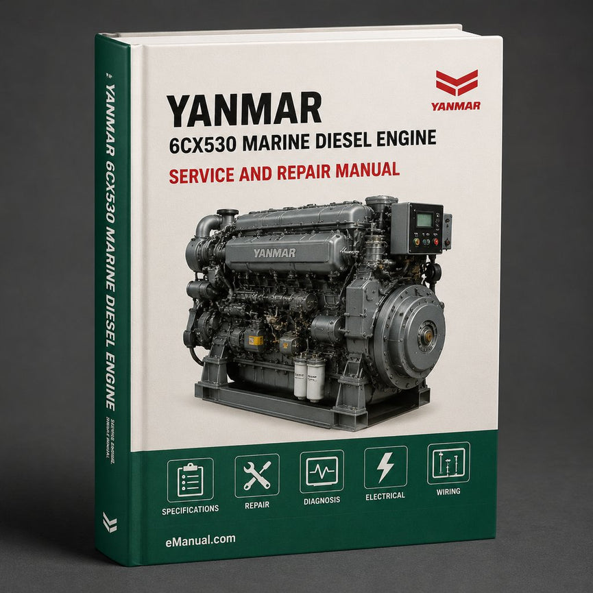 YANMAR 6CX530 Marine DIESEL Engine Workshop Service Manual