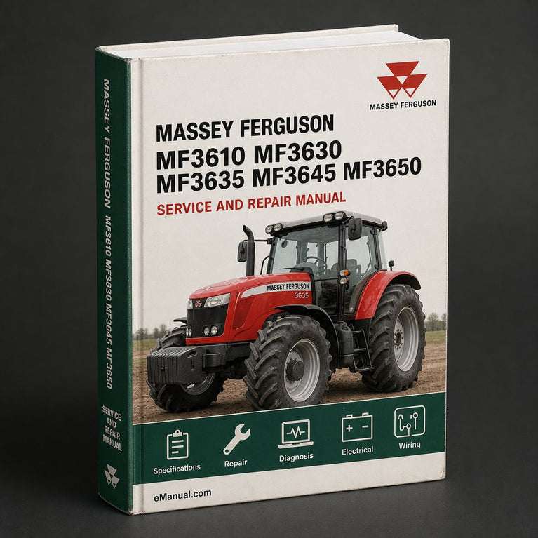 Massey Ferguson MF3610 MF3630 MF3635 MF3645 MF3650 MF3655 MF3660 MF3670 MF3680 MF3690 Tractors Service Repair Workshop Manual