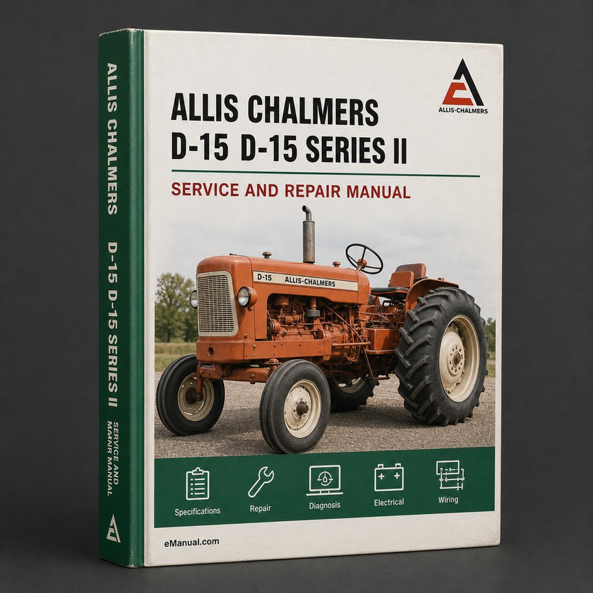 Allis Chalmers D-15 & D-15 Series II Service Repair Manual