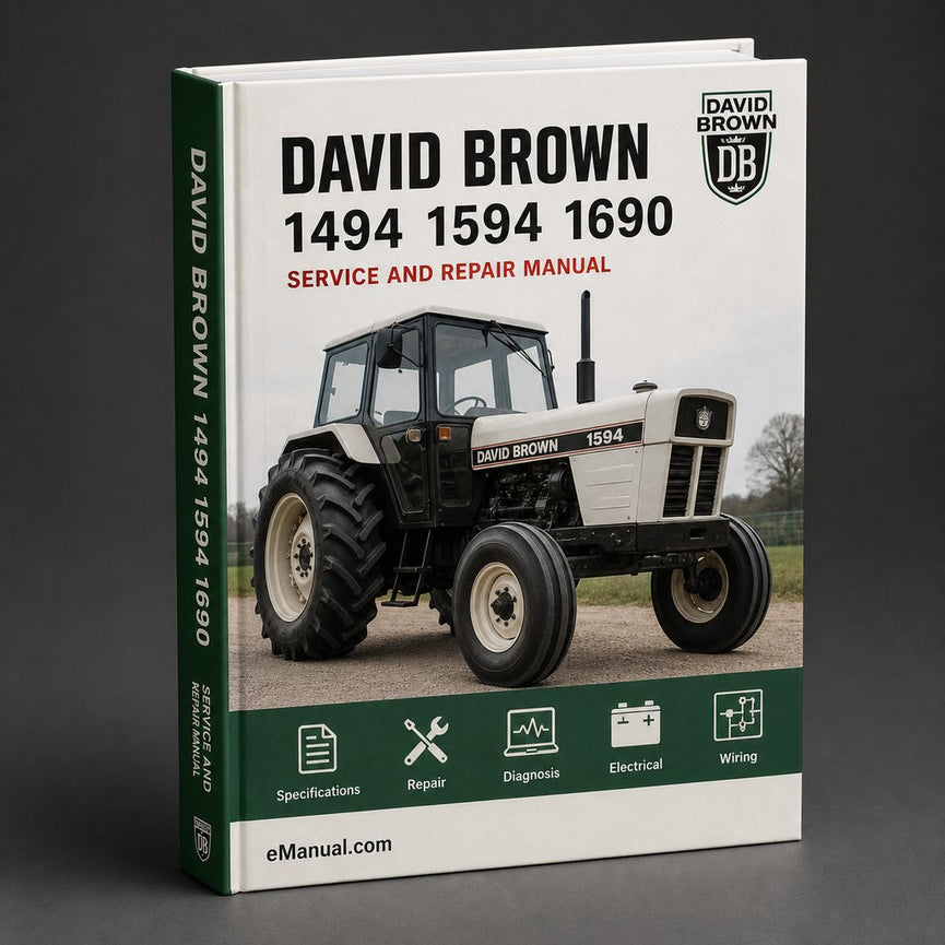 David Brown 1494 1594 1690 Service Repair Manual