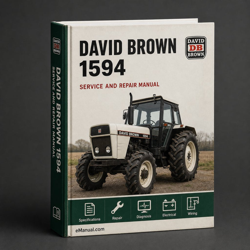 David Brown 1594 Service Repair Manual