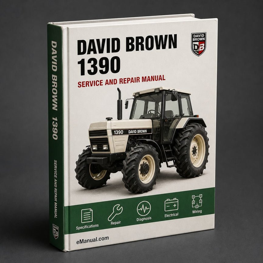 David Brown 1390 Service Repair Manual