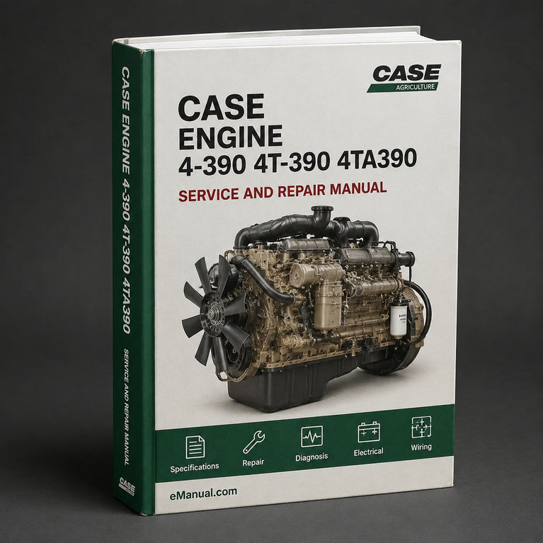 Case Engine 4-390 4T-390 4TA390 Workshop Service Manual