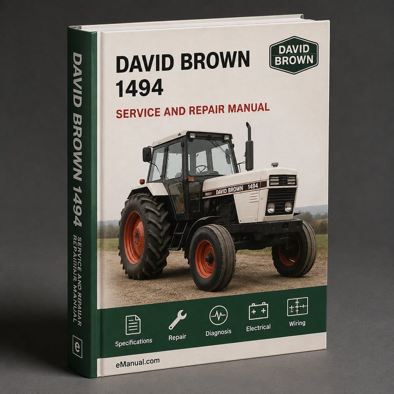 David Brown 1494 Service Repair Manual