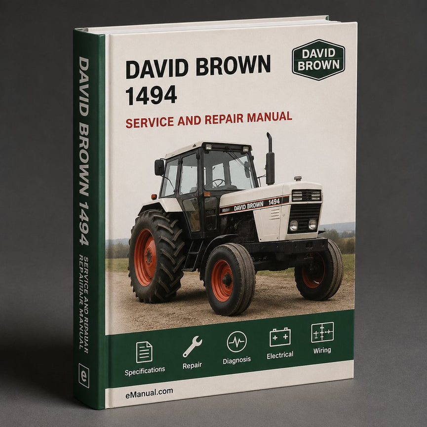 David Brown 1494 Service Repair Manual
