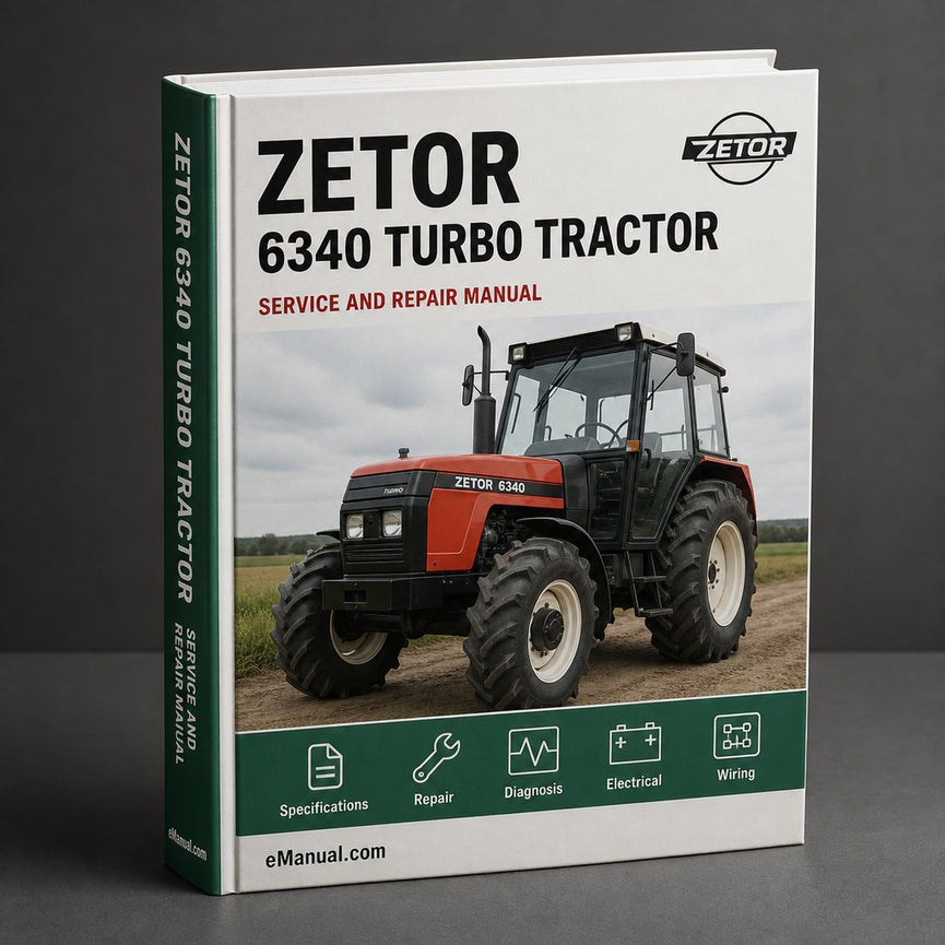 Zetor 6340 Turbo Tractor Service Manual