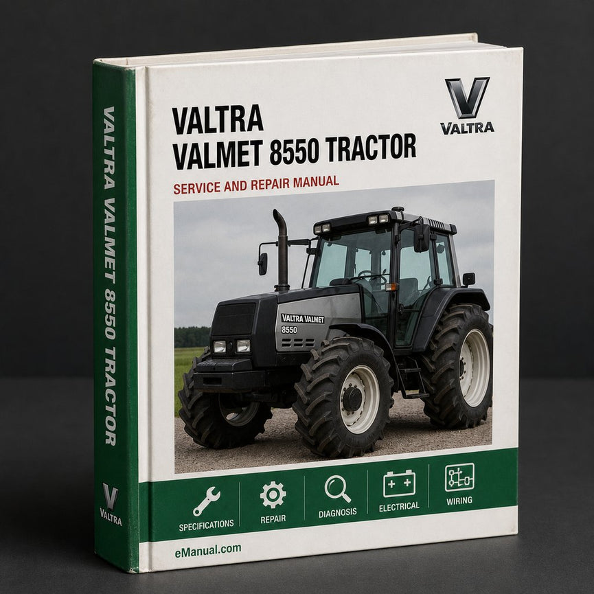 Valtra Valmet 8550 Tractor Factory Service Repair Manual