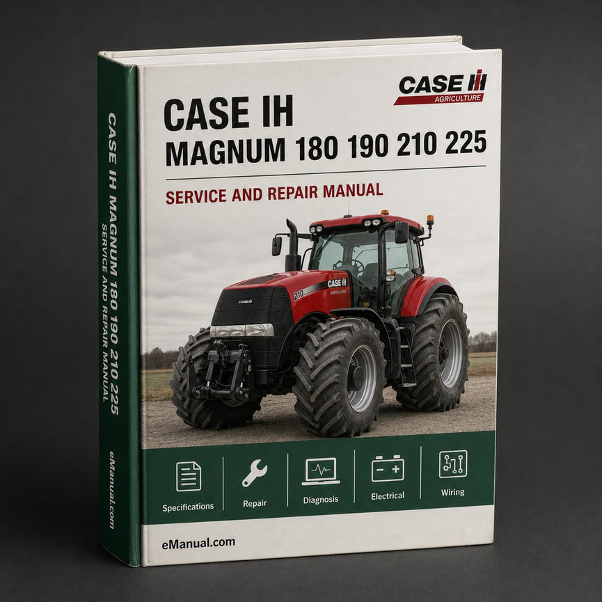 Case IH Magnum 180 190 210 225 Tractor Owners Operators Manual