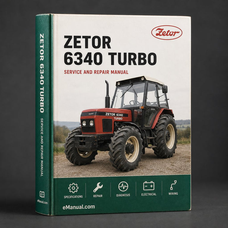 Zetor 6340 Turbo Workshop Service Repair Manual