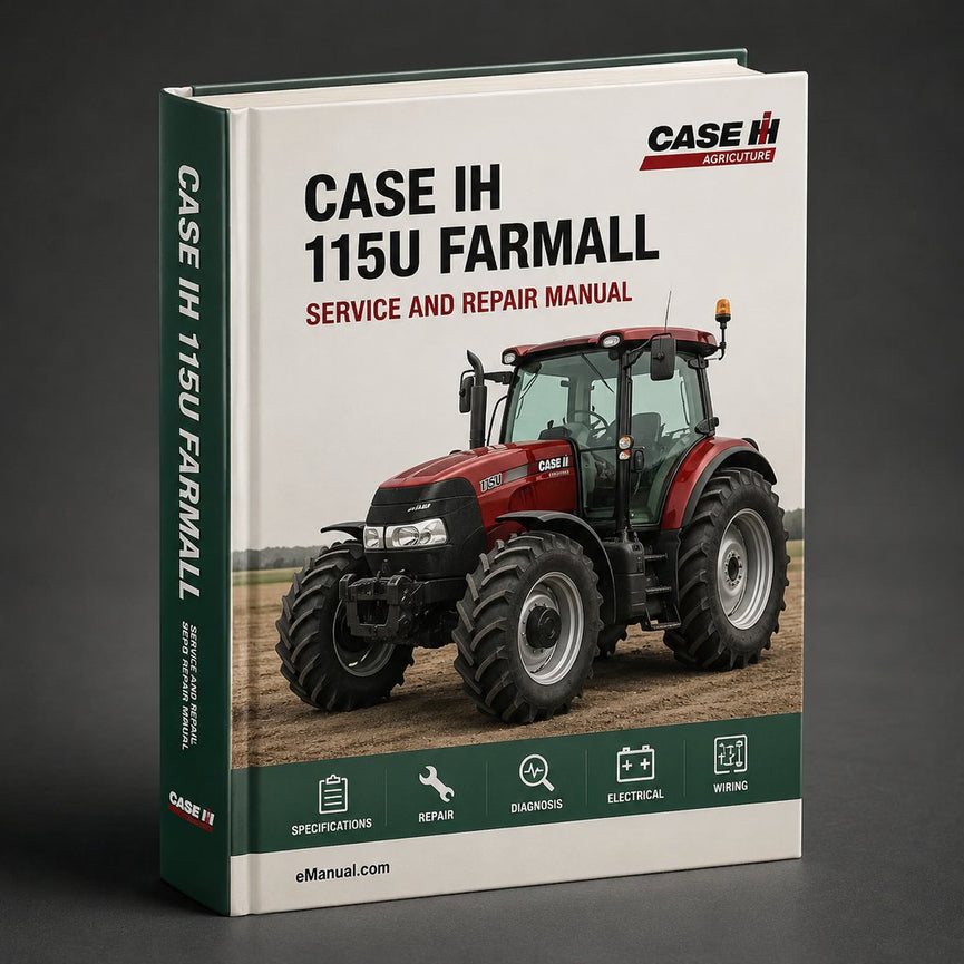 Case IH 115U Farmall Factory Service Repair Manual