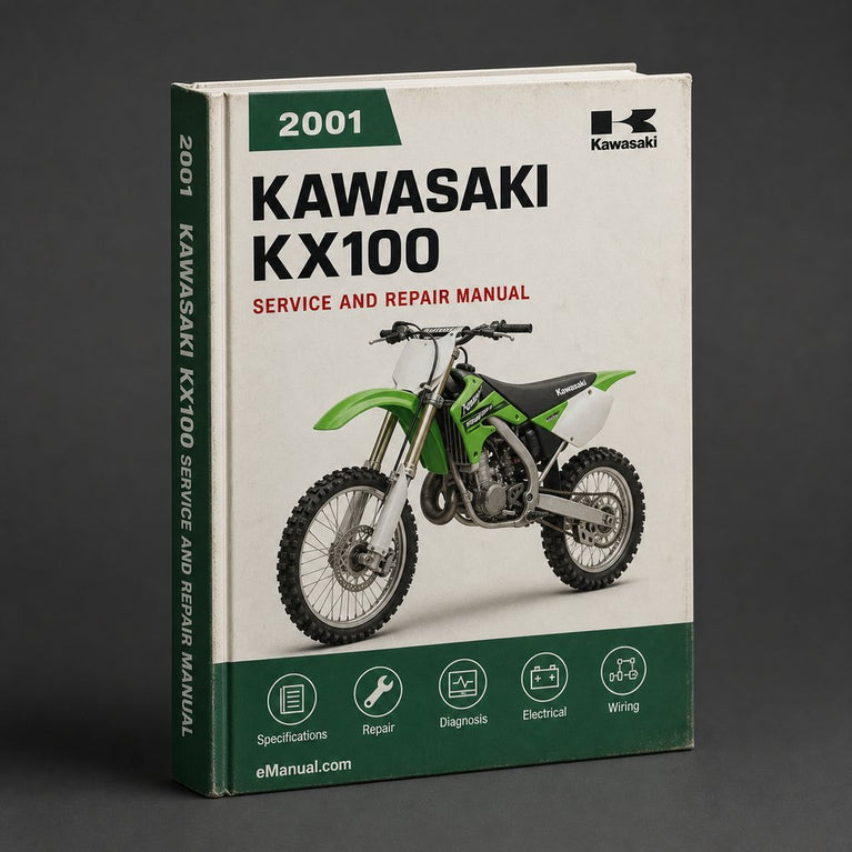 Kawasaki KX100 2001-2010 Factory Service Repair Manual