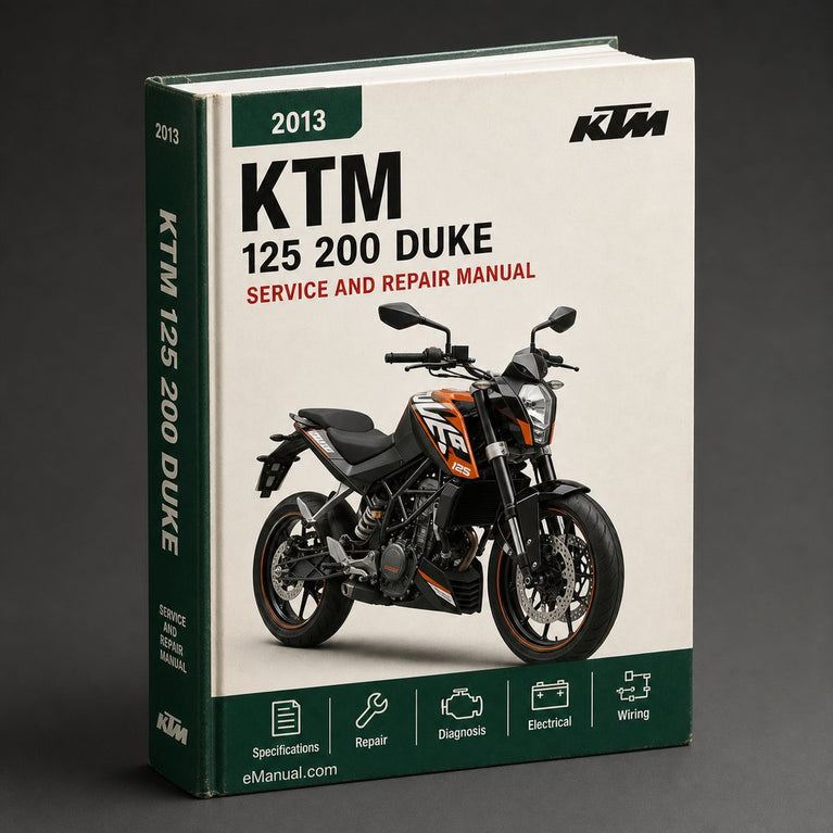 KTM 125 200 Duke 2013 Service Repair Manual