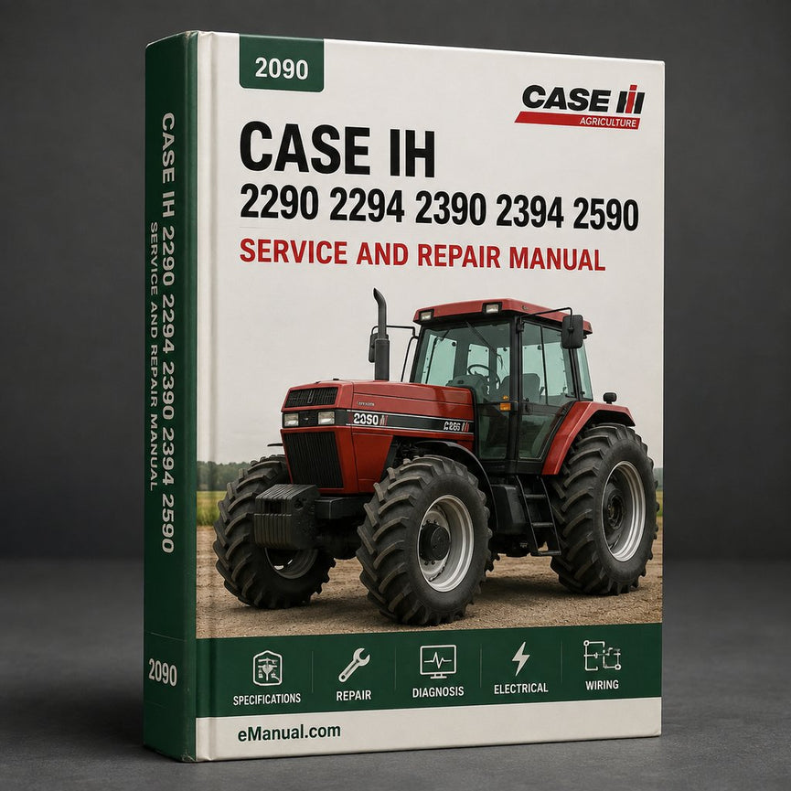 Case Ih 2090 2094 2290 2294 2390 2394 2590 2594 Tractor Shop