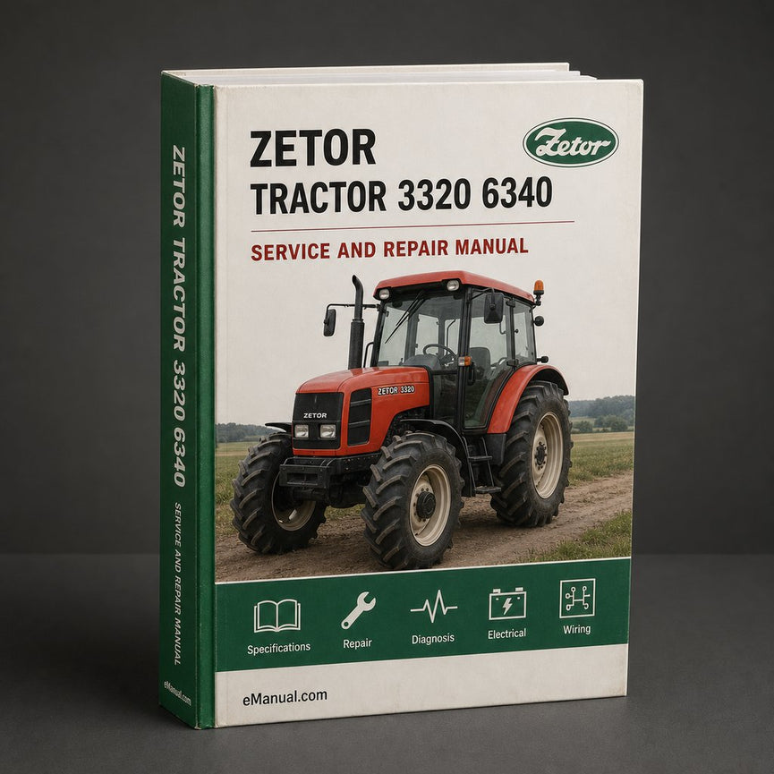 Zetor Tractor 3320 6340 Workshop-Manual