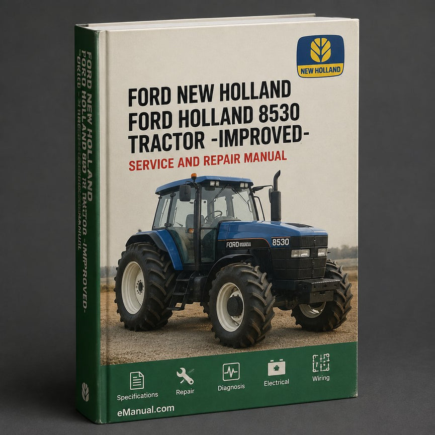Ford New Holland 8530 Tractor Factory Service Repair Manual-Improved-PDF