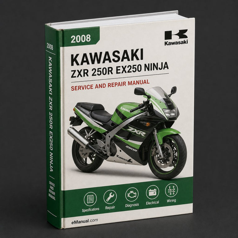 Kawasaki ZXR 250R EX250 Ninja Complete Workshop Service Repair Manual 2008 2009 2010