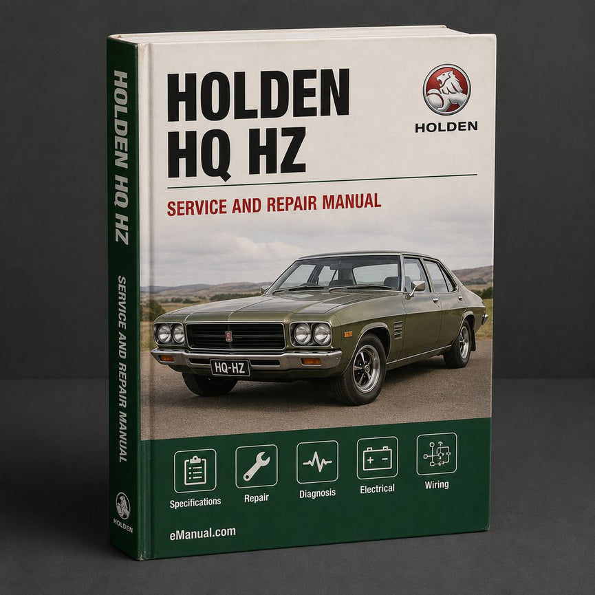 Holden HQ HZ Service Repair Workshop Manual Pdf