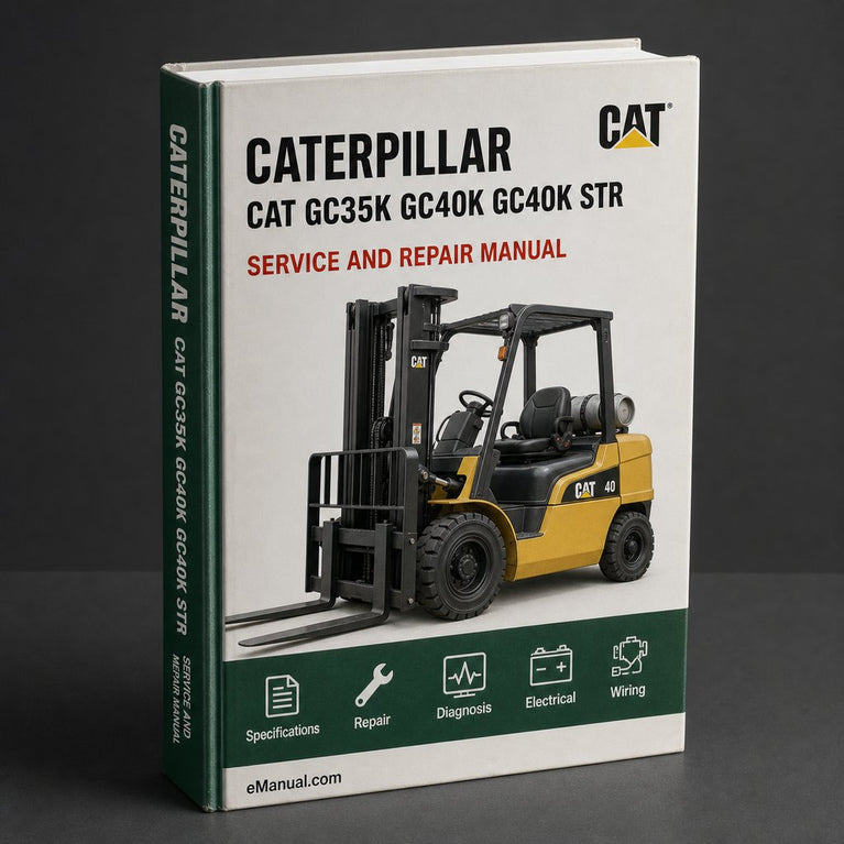 Caterpillar Cat GC35K GC40K GC40K STR GC45K SWB GC45K GC55K GC55K STR GC60K GC70K GC70K STR Forklift Service Repair Workshop Manual Pdf