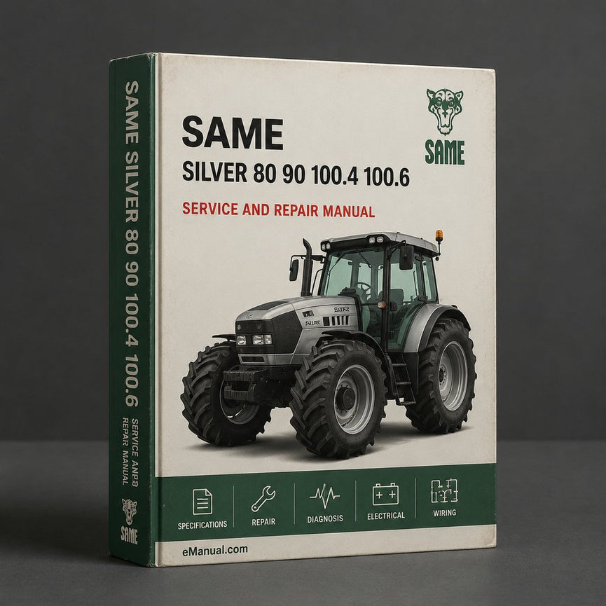 Same Silver 80 90 100.4 100.6 Tractor Full Service Repair Manual