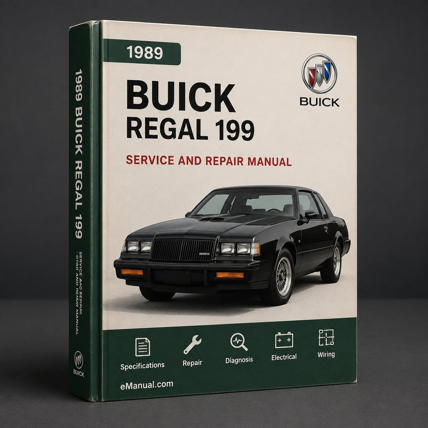 Buick Regal Complete Workshop Service Repair Manual 1989 1990 1991 1992 1993 1994