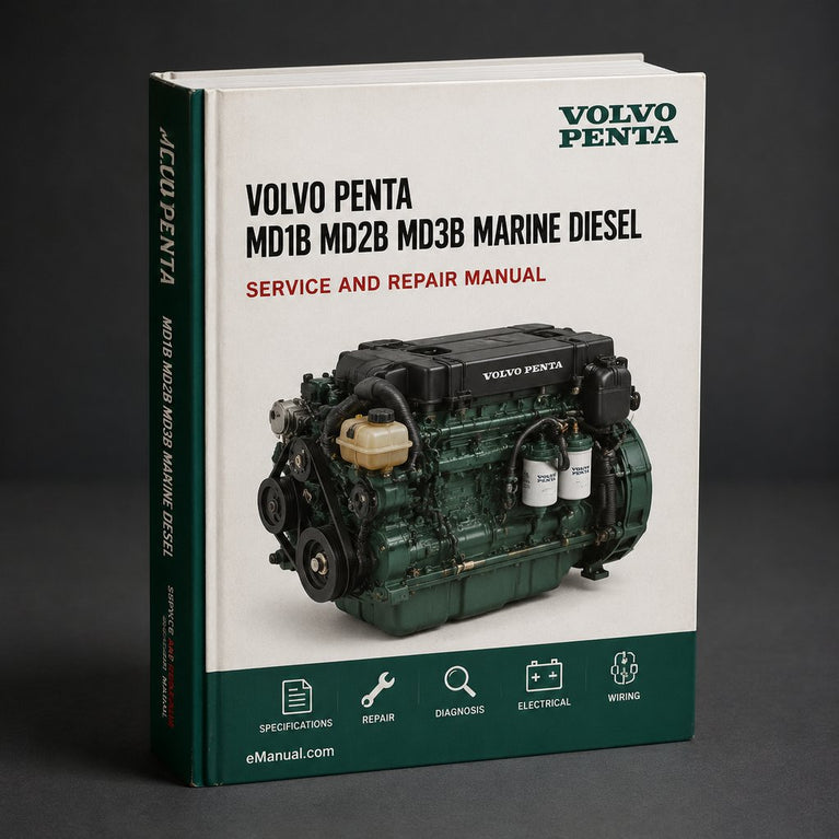 Volvo Penta md1b md2b md3b marine diesel engine Workshop