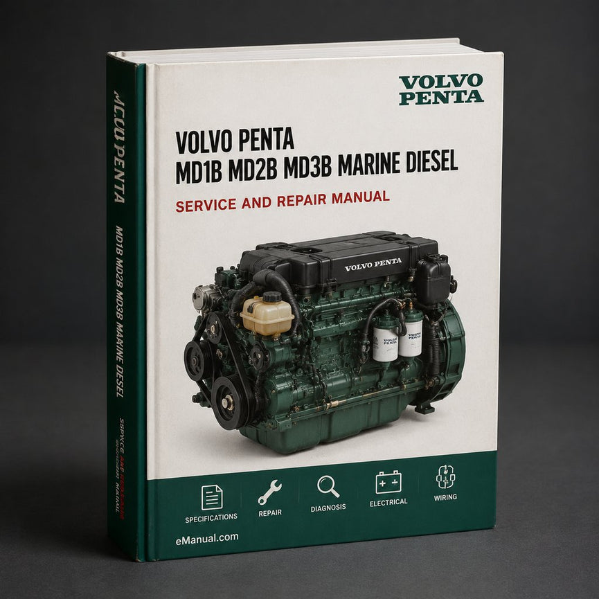 Volvo Penta md1b md2b md3b marine diesel engine Workshop