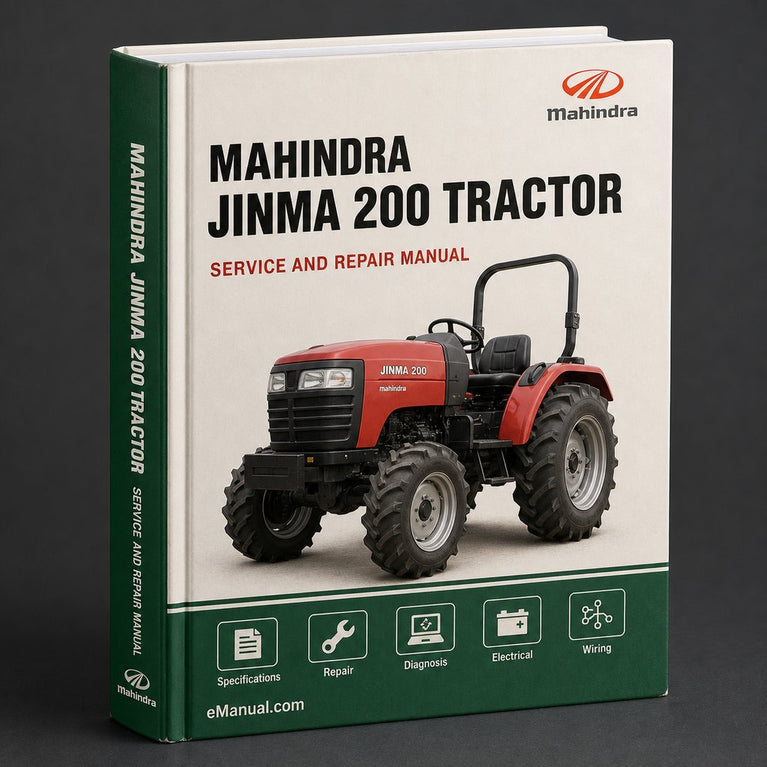 Mahindra Jinma 200 Tractor Operator Maintenance Manual