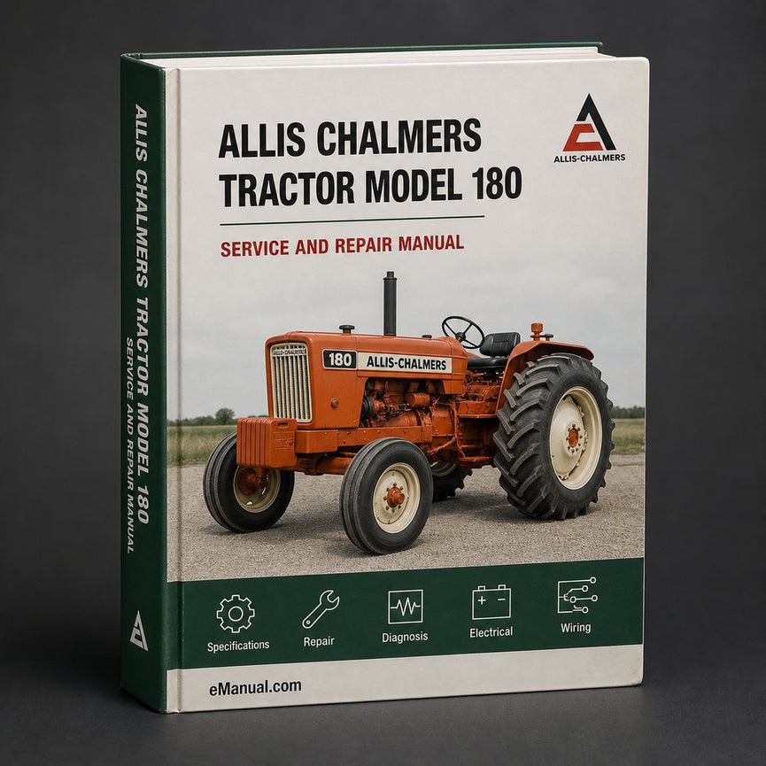 Allis Chalmers Tractor Model 180 Workshop Service Repair Manual