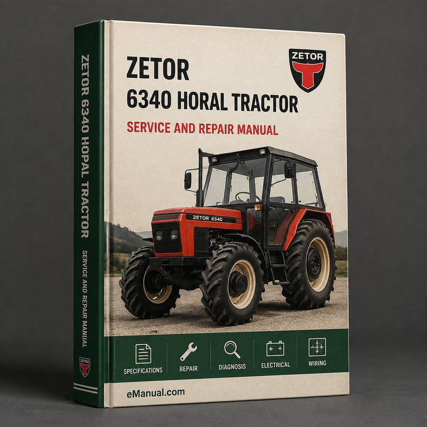 Zetor 6340 Horal Tractor Operator Manual