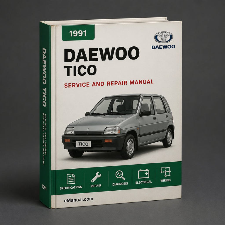 DAEWOO TICO 1991-2001 Service Repair Manual