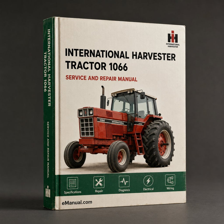 International Harvester Tractor 1066 Workshop Service Repair Manual