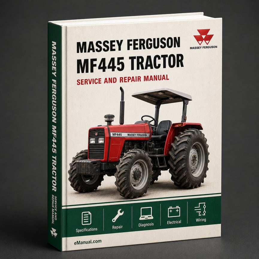 Massey Ferguson MF445 Tractor Service Repair Manual
