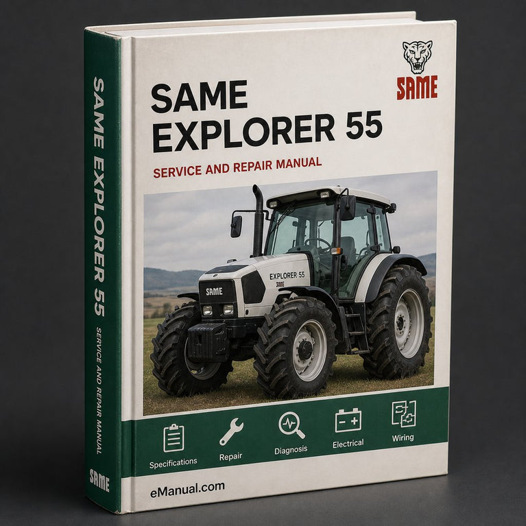 Same Explorer 55 Parts Catalog Manual