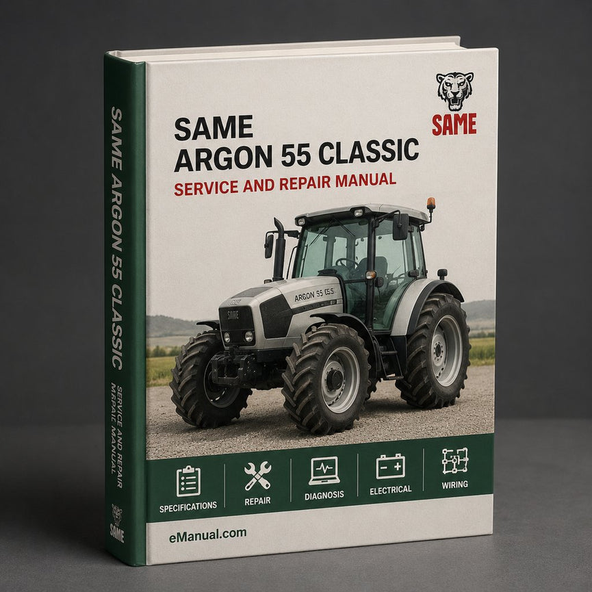 Same Argon 55 Classic Parts Catalog Manual
