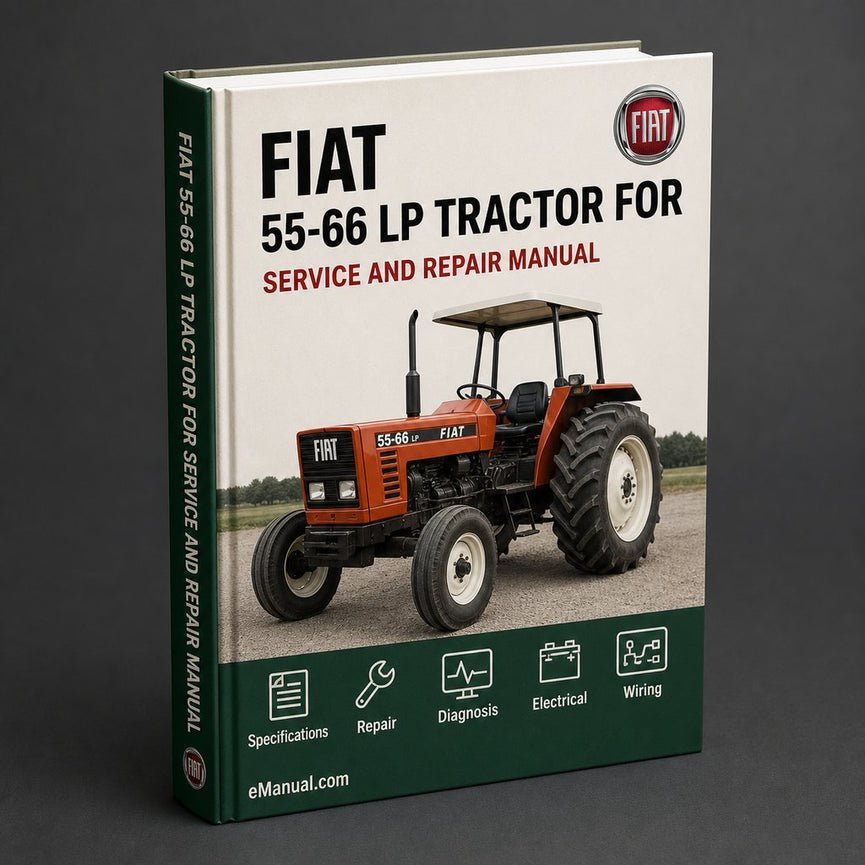 Fiat 55-66 LP Tractor Workshop Service Manual for Repair