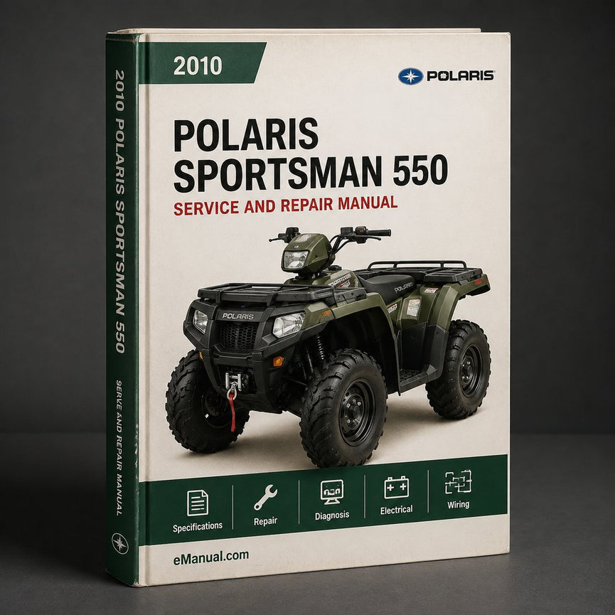 Polaris Sportsman 550 2010 Factory Service Repair Manual