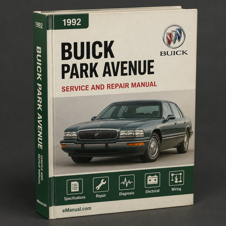 Buick Park Avenue Complete Workshop Service Repair Manual 1992