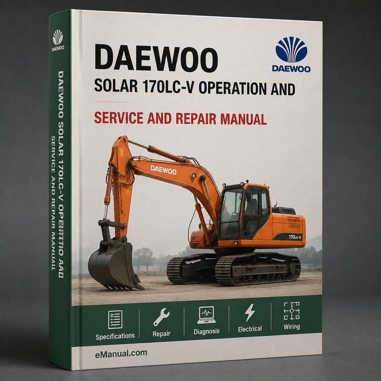 Daewoo Solar 170LC-V Operation and Maintenance Manual